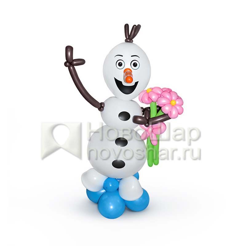 Снеговик шаров. Воздушный шар «Снеговик Олаф». Фигурка Олафа из шаров. Снеговик из воздушных шаров. Снеговик из шаров фигурка.